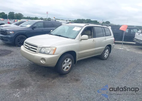2003 Toyota Highlander V6 из США, поврежденный, VIN JTEGF21A730079067